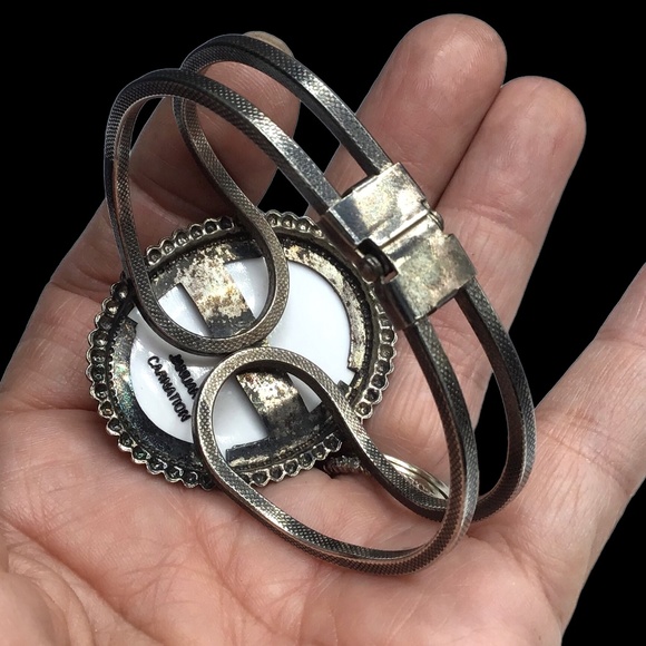 🌺LARGE Vintage Porcelain Bracelet - Picture 6 of 12